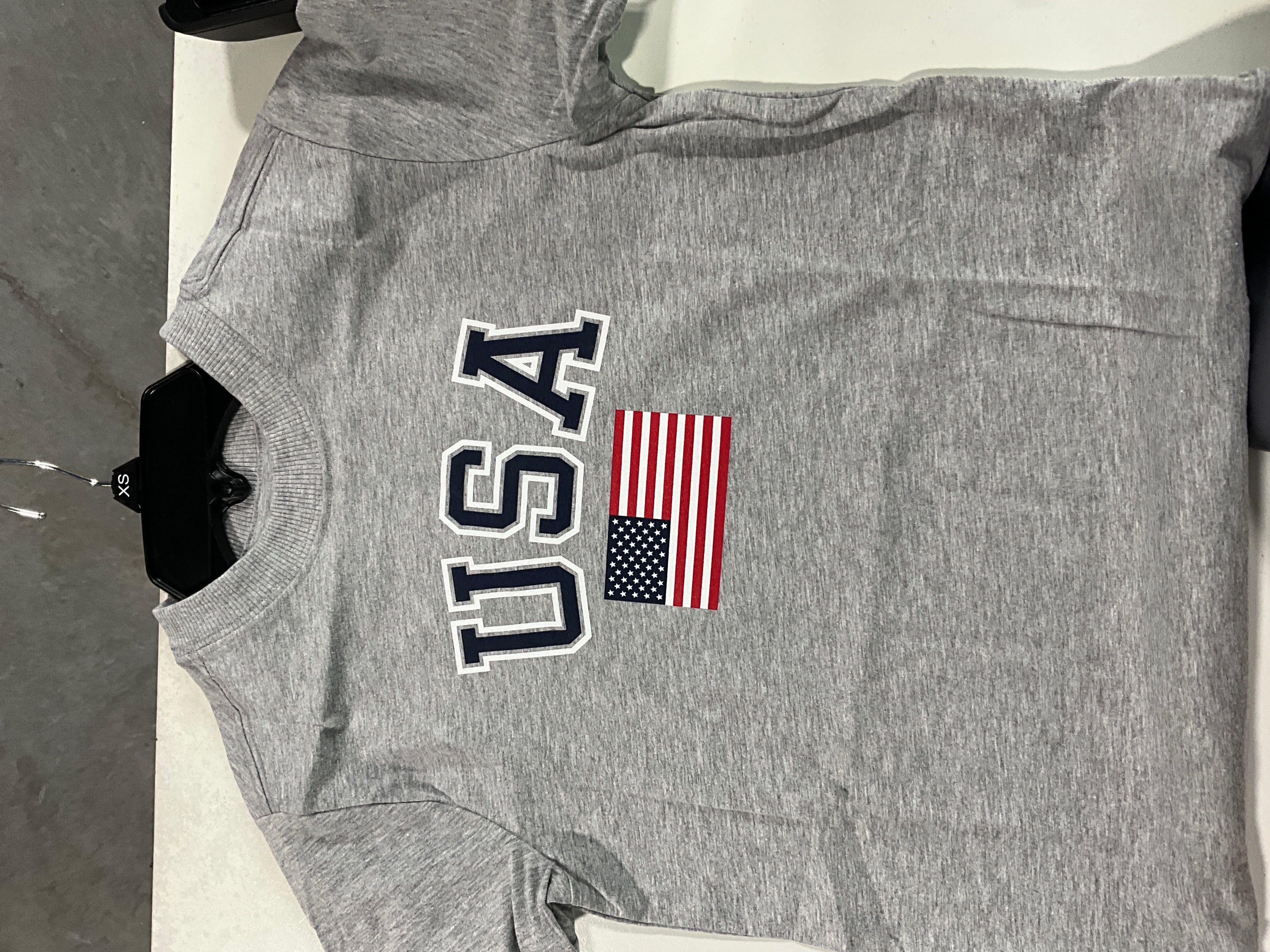 USA Gray Boys Shirt sz Small - Bellso